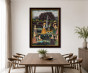 Krishna Leela in Vrindavan Canvas Painting