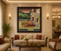 The Prince and Princess in the Garden Canvas Painting