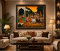 Krishna's Return to Vraj Canvas Painting